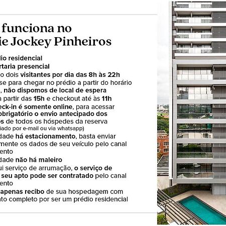 Charlie Jockey Pinheiros Lägenhet São Paulo Exteriör bild